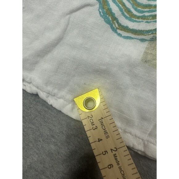 Match Point  Top Womens M White Linen Sleeveless Round‎ Neck Casual - Picture 3 of 6